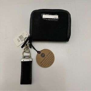Samantha Brown To-Go Black Wallet With Black Strap